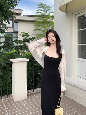 清仓反季捡漏品牌折扣店女装配吊带裙超美罩衫冰丝小披肩开衫外套