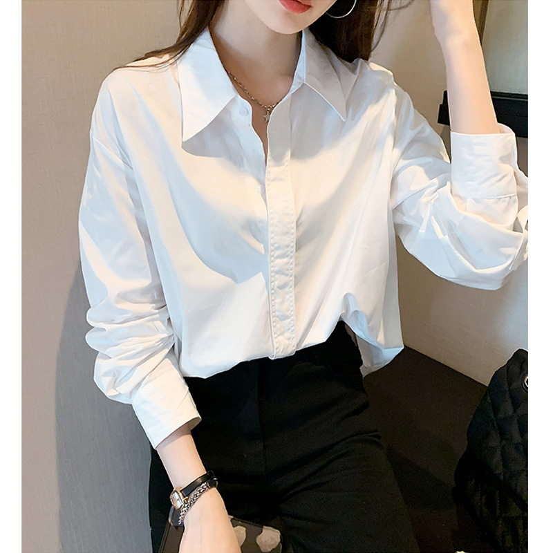 清仓捡漏品牌折扣店正品商场专柜法式别致雪纺衬衫女打底上衣长袖