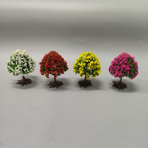 微景观摆件迷你仿真樱花树松树柳树椰树模型 盆栽装饰DIY趣味造景