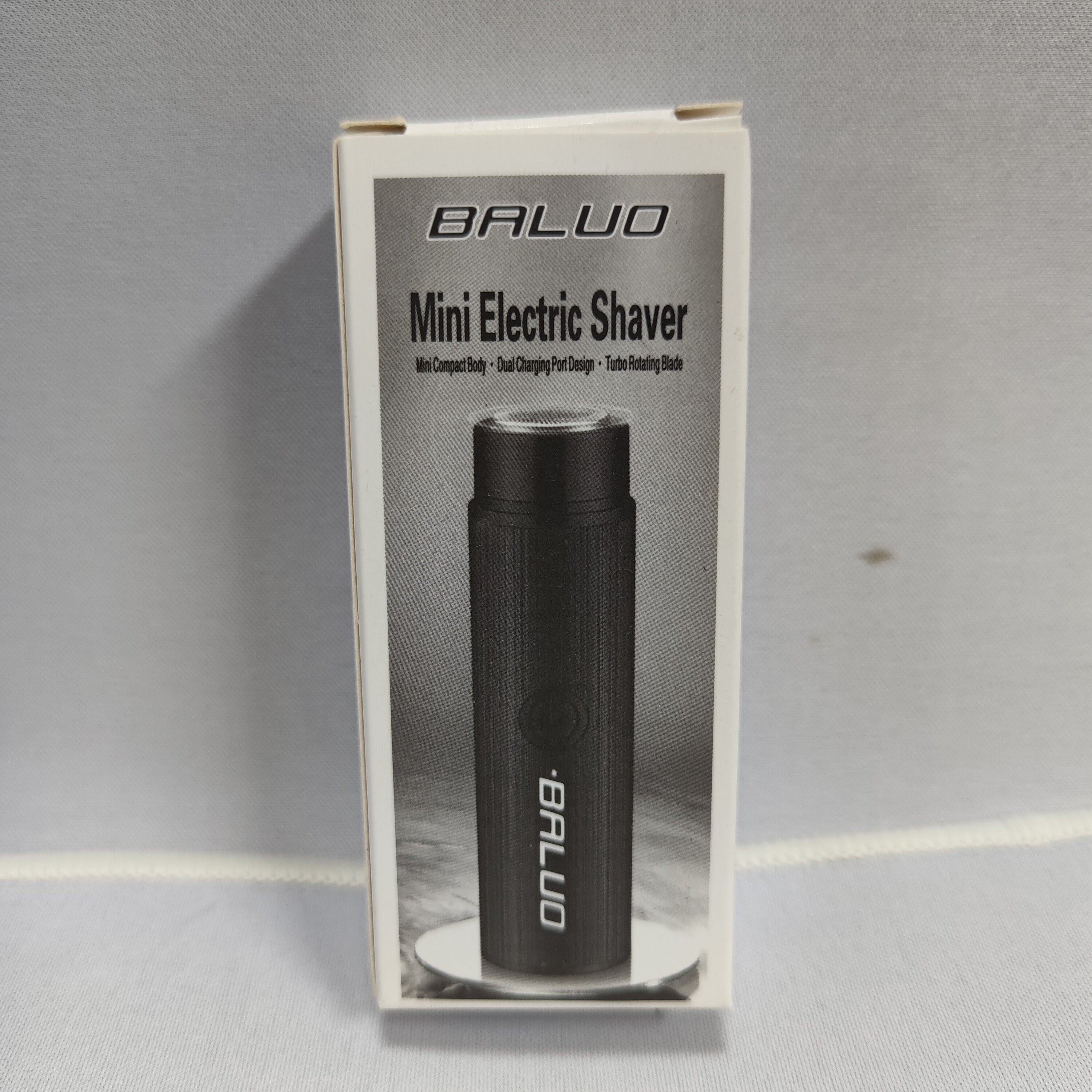 裸机 新款电动剃须刀男士刮胡刀水洗迷你胡须刀小巧便携充电款