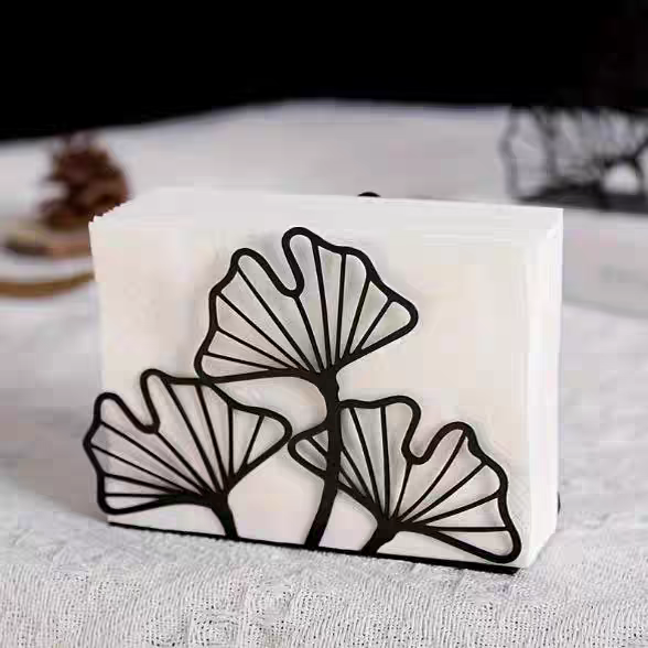 银杏叶纸巾架湿巾架餐厅不锈钢餐巾纸座收纳架厨房创意家居摆设,电子元器件市场,PCB电路板/印刷线路板,淘宝优惠券,粉丝福利购,淘宝优惠卷