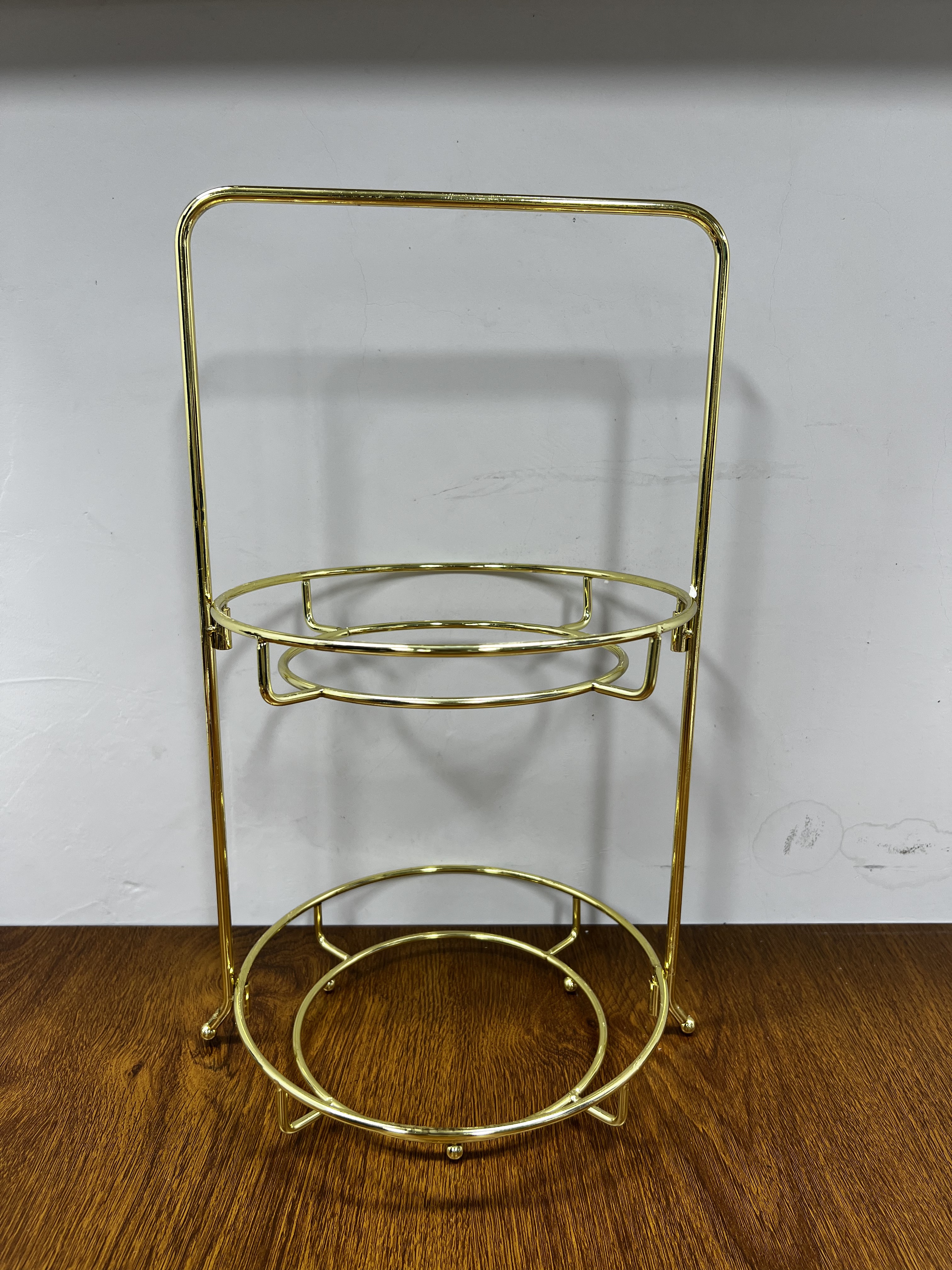 金色厨房客厅置物架 收纳化妆品洗漱用品 很方便 小瑕疵 款式随机