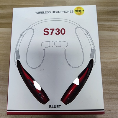 s730蓝牙耳机 无线4.0立体声 挂脖颈挂式不分好坏 看运气