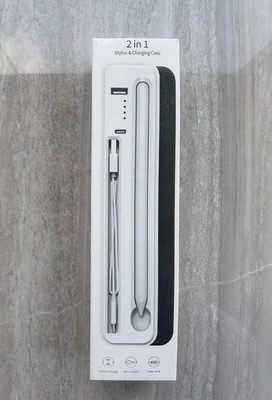 2合1多功能电容笔 带无线充电功能和3000mAh 仅适用苹果平板