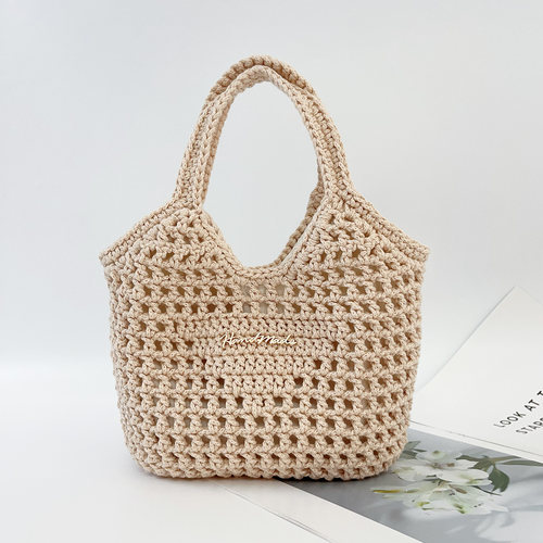 Mcroche魔织手工钩织经典手拎菜篮子diy编织材料包自制礼物送教程