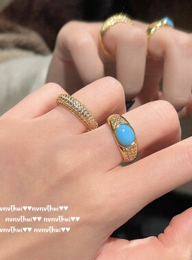 意大利复古繁星宝石戒指