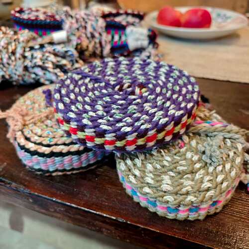 手工编织绳背绳箩筐绳