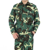 军训女耐磨干活工地工人工装 男春夏季 劳保工作服男 迷彩服套装 新式