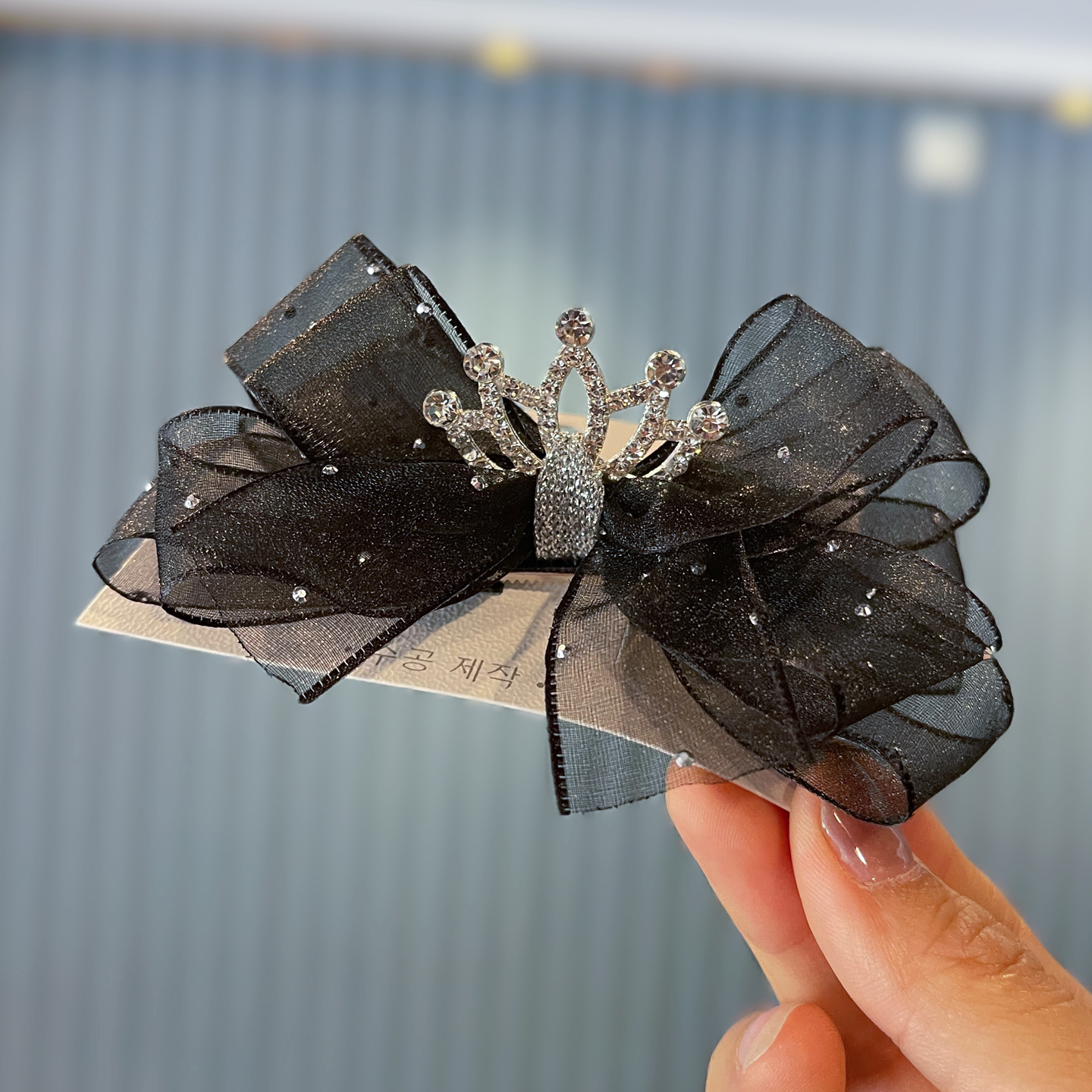 韩版立体皇冠女童发夹