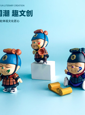 西安旅游纪念品卡通摆件礼盒装