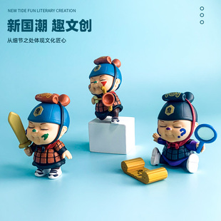 秦俑Q宝公仔兵马俑摆件纪念品西安旅游文创特色秦始皇装饰伴手礼