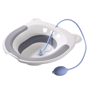 免蹲洁身塑料折叠坐浴盆澡盆成人洗屁股护理盆月子妇科孕妇洗浴盆