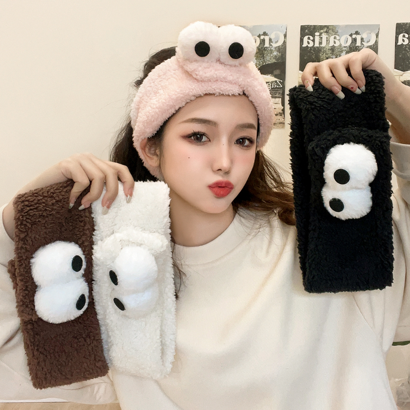 发带发饰毛绒可爱甜美气质高弹力