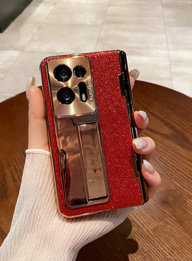 适用OPPOFindN2手机壳Findn2折叠屏PGU110保护套OPPO铰链全包防摔opopfindn闪粉find男oppon女n支架oppofandn