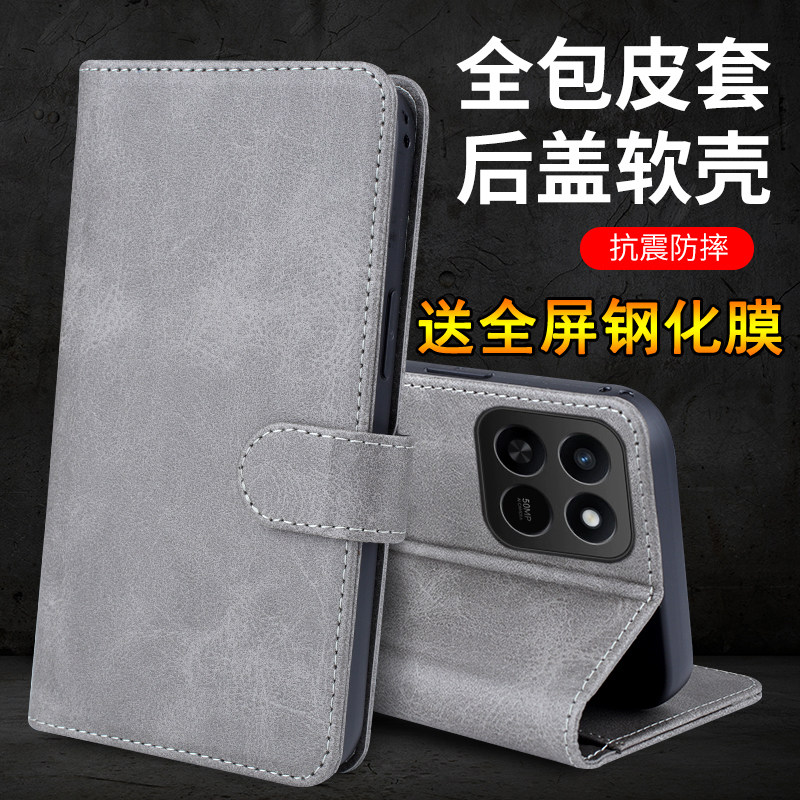 适用华为荣耀play10t手机壳LOG一AN10保护经典皮套paly10t镜头全包防摔LOGAN翻盖pIay钱包honor男女士pay新款