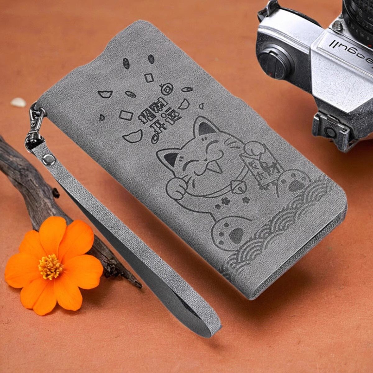 适用小米15T手机壳xiaomi15Tpro招财猫保护皮套t镜头全包5g防摔硅胶por软pro男女t5香港tpor国际版复古翻盖绳