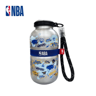 NBA满杯涂鸦保温杯勇士湖人独行侠雷霆创意球迷水杯不锈钢保温杯