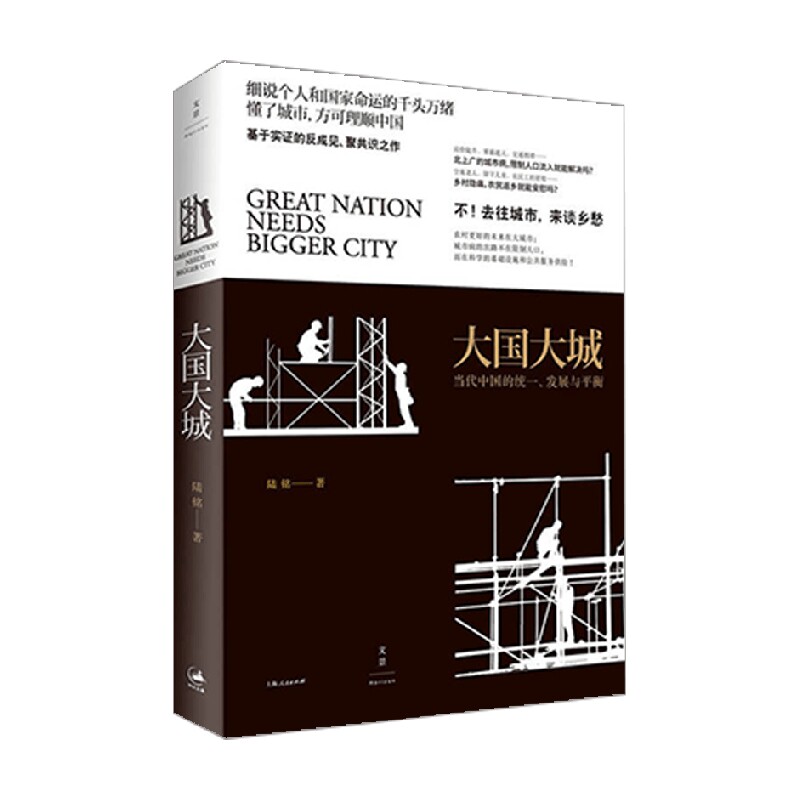 大国大城 陆铭 著 立足当下中国发展困境 聚焦未来城市发展道路 社会