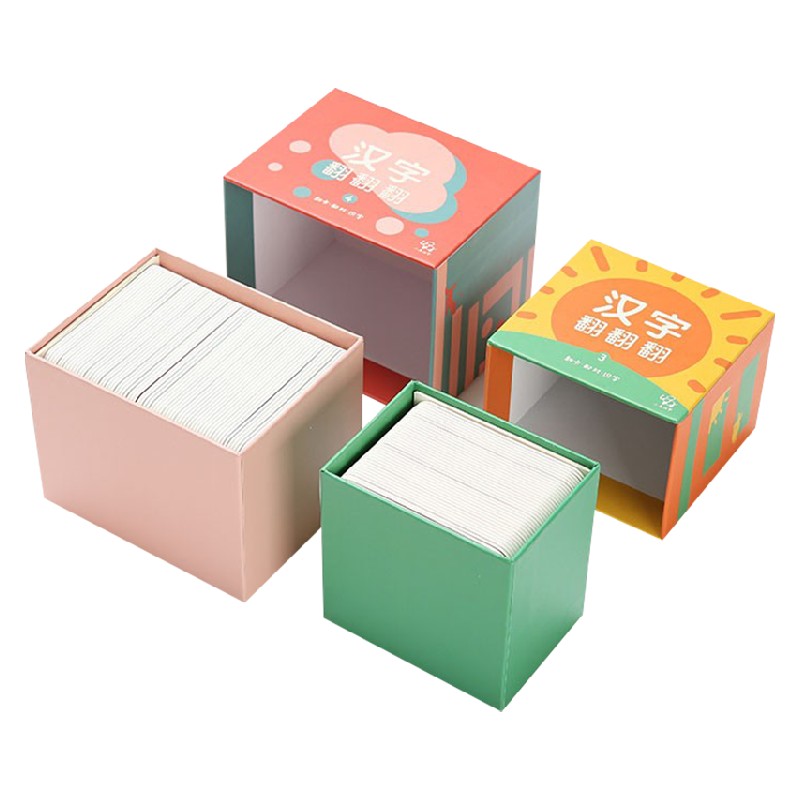 汉字翻翻翻系列1234  3-6岁 卡片翻翻 益智配对游戏 专注力 记忆力 观察力 社交能力 小象汉字 著 益智游戏