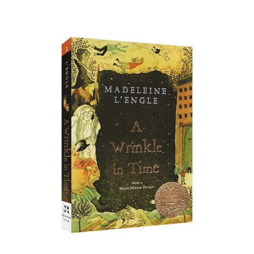 英文原版 时间的折皱 A Wrinkle in Time 1963年纽伯瑞金奖 梅格时空大冒险 奇幻时空历险 时间五重奏  儿童科幻 青少年小说