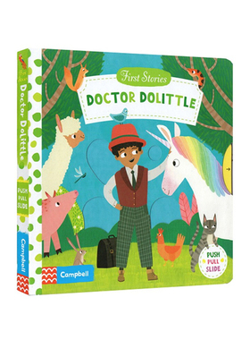 【英文原版3-6岁】第一本故事书 怪医杜立德 First Stories：Doctor Dolittle 低幼启蒙 儿童认知 童话故事 纸板书