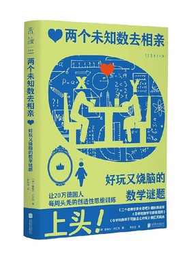 两个未知数去相亲好玩又烧脑的数学谜题 霍格尔·丹贝克 著 数理化