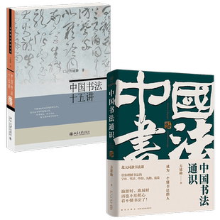 中国书法通识课+中国书法十五讲 方建勋 著 书法技法