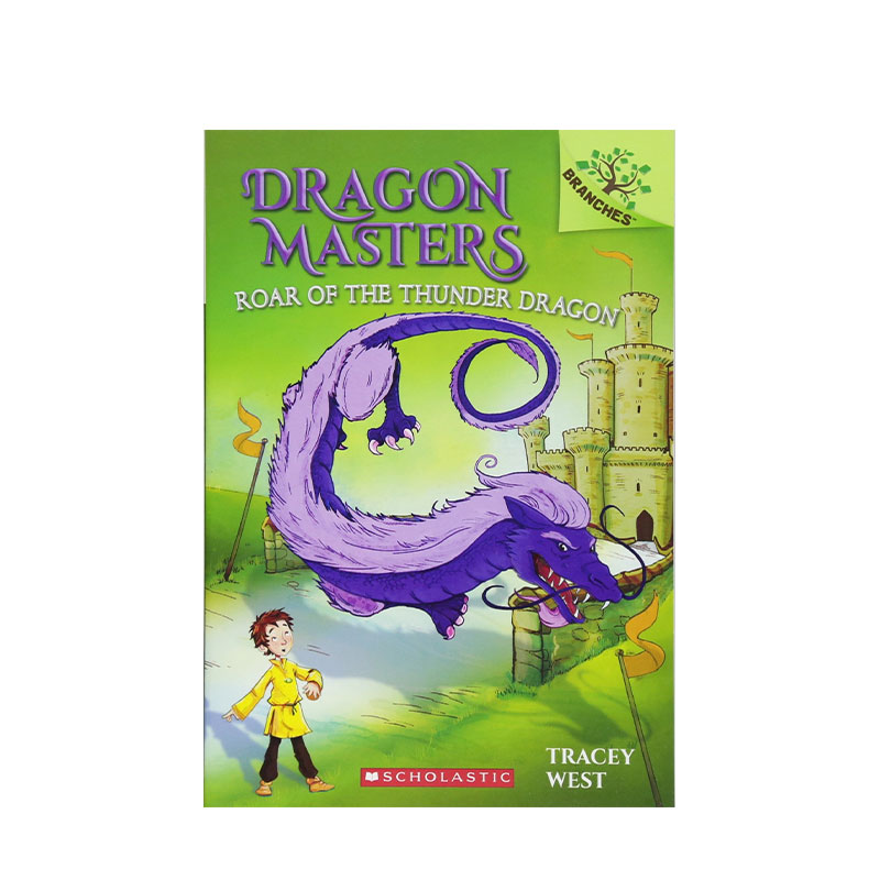 【英文原版】驯龙 8：雷龙的怒吼 Dragon Masters 8: Roar of the Thunder Dragon 英语学习 分级阅读 桥梁书 7-12岁