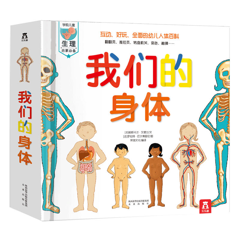 3d立体翻翻书我们的身体