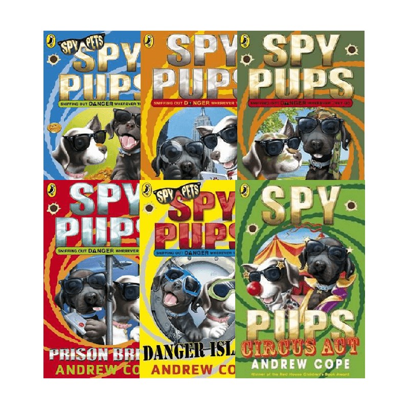 英文原版 间谍小狗 Spy Pups套装6册