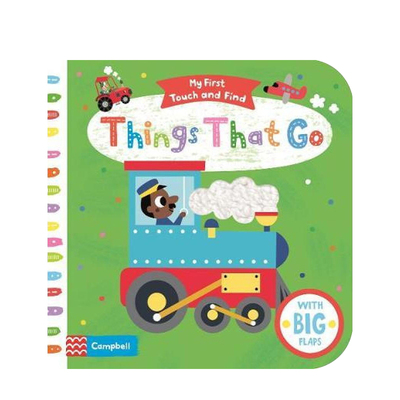 【英文原版3-6岁】去往哪里 Things that Go 我的第一本触摸书 My First Touch and Find系列 儿童认知 科学启蒙 STEM教育