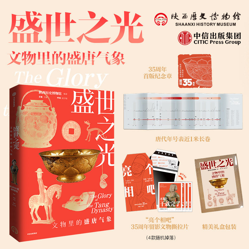 【礼盒装】盛世之光 文物里的盛唐气象 陕西历史博物馆官方出品 历史 中华传统文化文明 国宝 青铜器 大唐 展览馆藏 鉴赏收藏图片