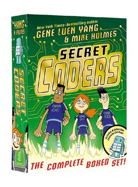 英文原版Secret Coders 秘密编程者