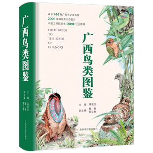 广西鸟类图鉴 系统介绍鸟类知识图书籍 鸟类图鉴鸟类世界鸟类认知 鸟类鉴赏图 华南地区野外观鸟工具书
