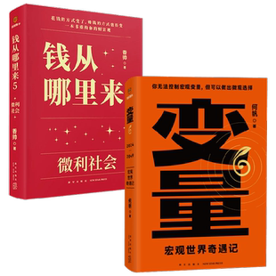 变量6+钱从哪里来5 香帅等 著 罗振跨年演讲系列 时间的朋友 钱从哪里来 中国优势 香帅 得到图书 金融