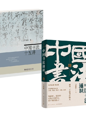 中国书法通识课+中国书法十五讲 方建勋 著 书法技法