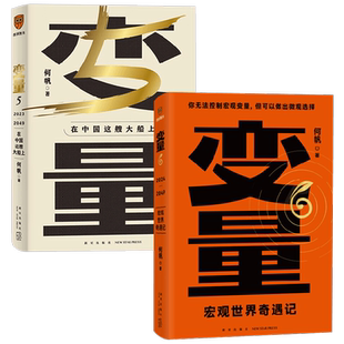 变量5+变量6 何帆 著 罗振跨年演讲系列 时间的朋友 钱从哪里来 中国优势 香帅 得到图书 金融
