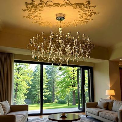 法式轻奢水晶满天星吊灯