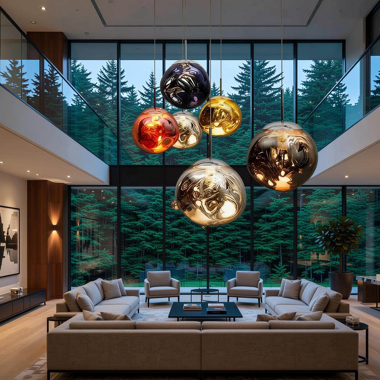 设计师熔岩餐厅吊灯时尚简约loft楼梯别墅复式公寓不规则灯,家装灯饰光源,LOFT/复式住宅/楼梯吊灯,淘宝优惠券,粉丝福利购,淘宝优惠卷