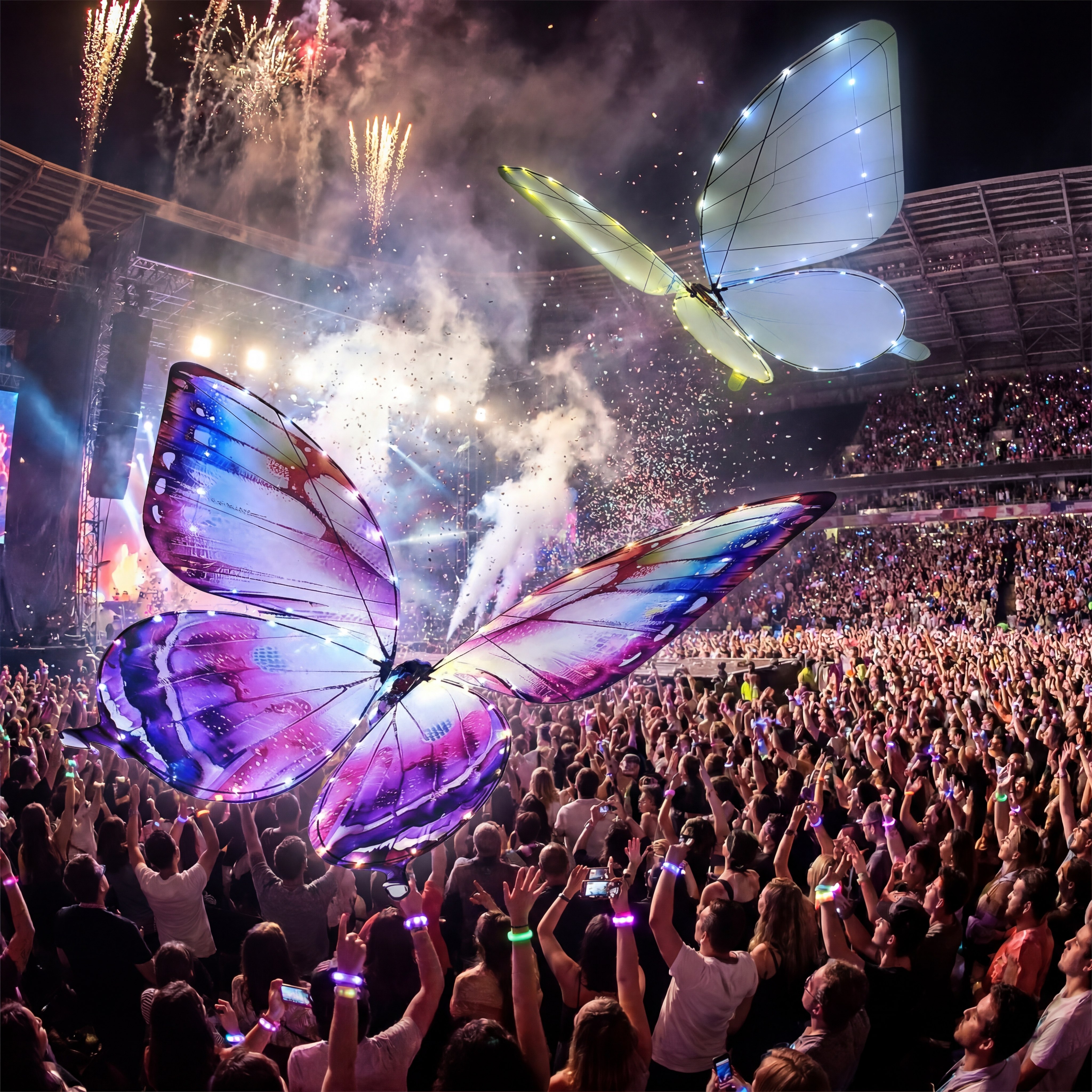 新款仿生扑翼飞行器|彩翼重力