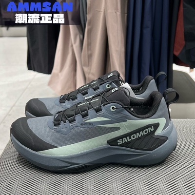 Salomon萨洛蒙GENESIS GTX女款百搭防滑防水低帮越野跑鞋475890