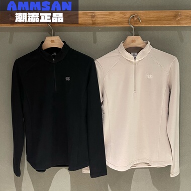 可隆KOLON SPORT HIKE女款户外内搭抓绒半拉链长袖T恤LHZT5WN078