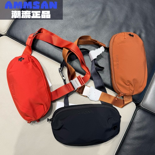 迪桑特DESCENTE女款户外运动休闲百搭轻便单肩包小腰包D5132WBC06