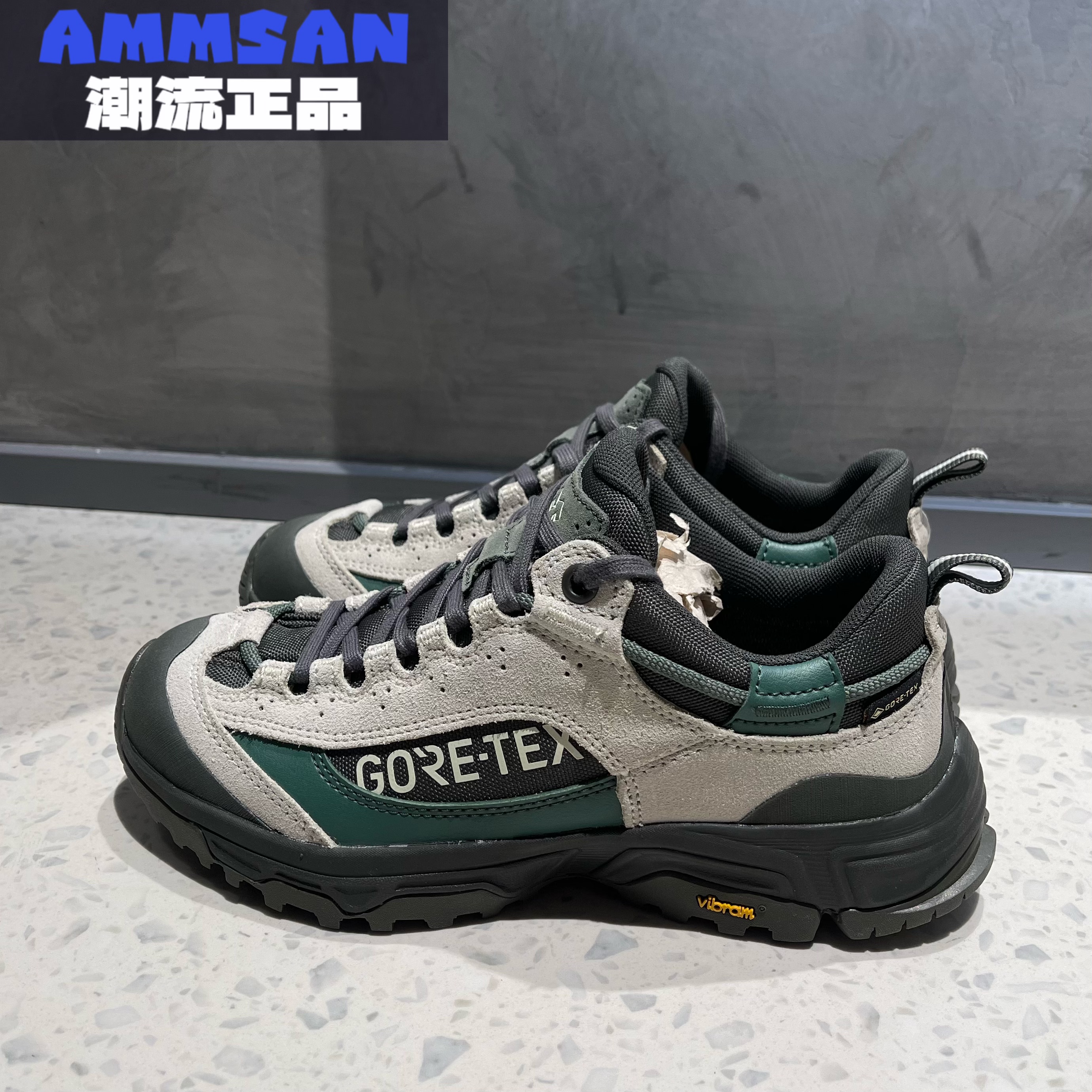 可隆KOLON SPORT男女同款GTX防水防滑舒适耐磨徒步鞋LUFG4WN133