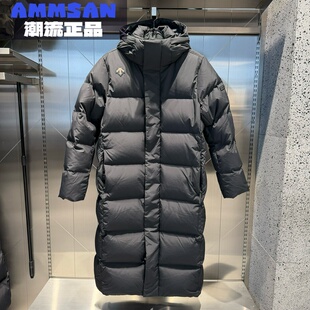 迪桑特DESCENTE HEAT NAVI男款防泼水长款通勤羽绒服D5491SDJ55