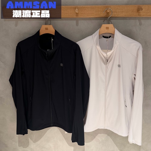 可隆KOLON SPORT男款凉感UPF50+防晒立领通勤夹克外套LHJK6MN093