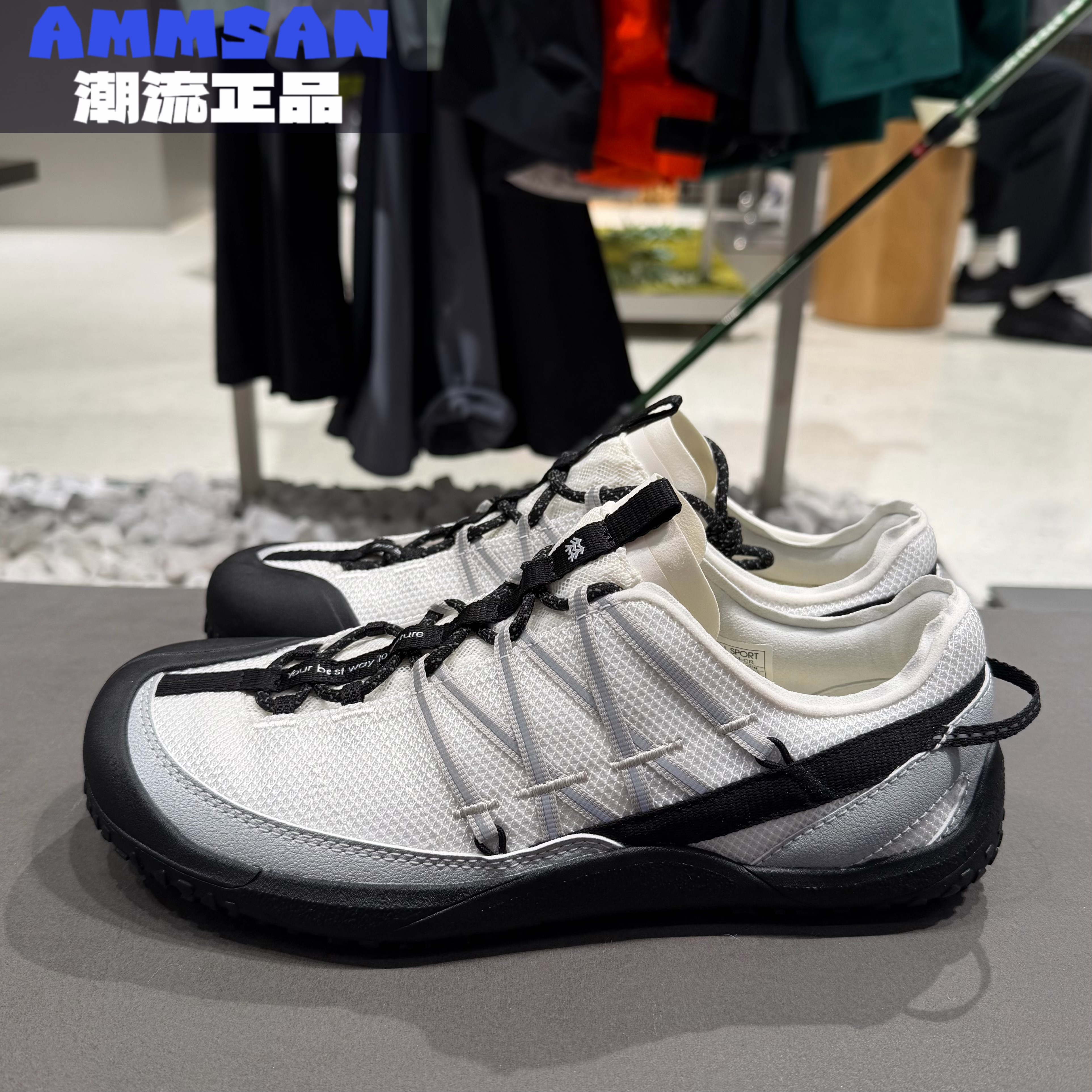 可隆KOLON SPORT女款抓地防滑轻便舒适百搭户外休闲鞋LKFH6AT224