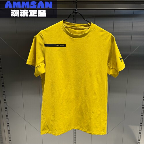 迪桑特DESCENTE TRAINING男款户外运动健身圆领短袖T恤D5331TTS55