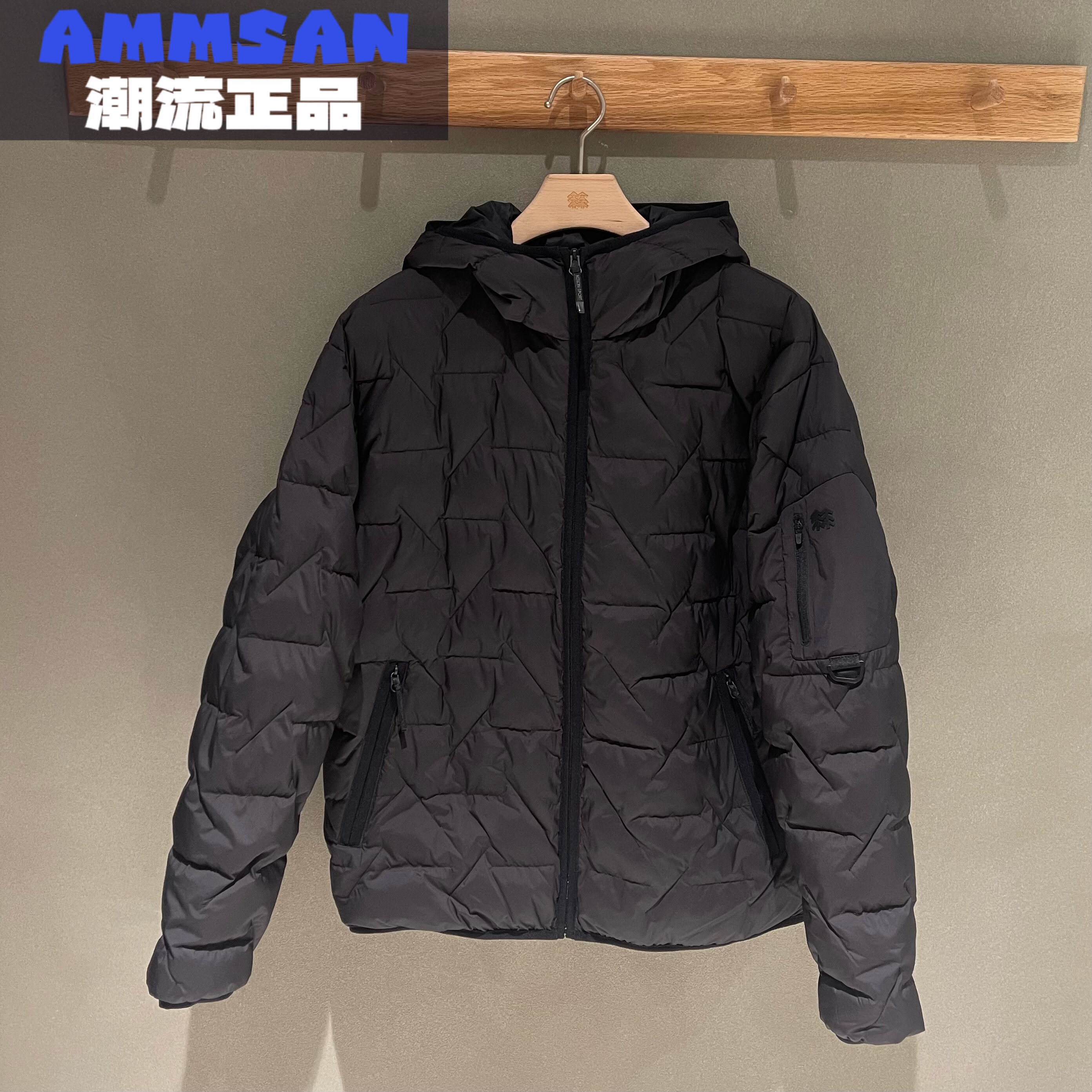 可隆KOLON SPORT CAMP露营中性款连帽长袖鹅绒羽绒服LHDJ5WTK07