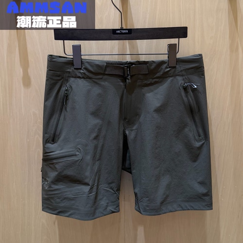 Arcteryx始祖鸟Gamma Sl Short 9男款户外防泼水百搭软壳休闲短裤
